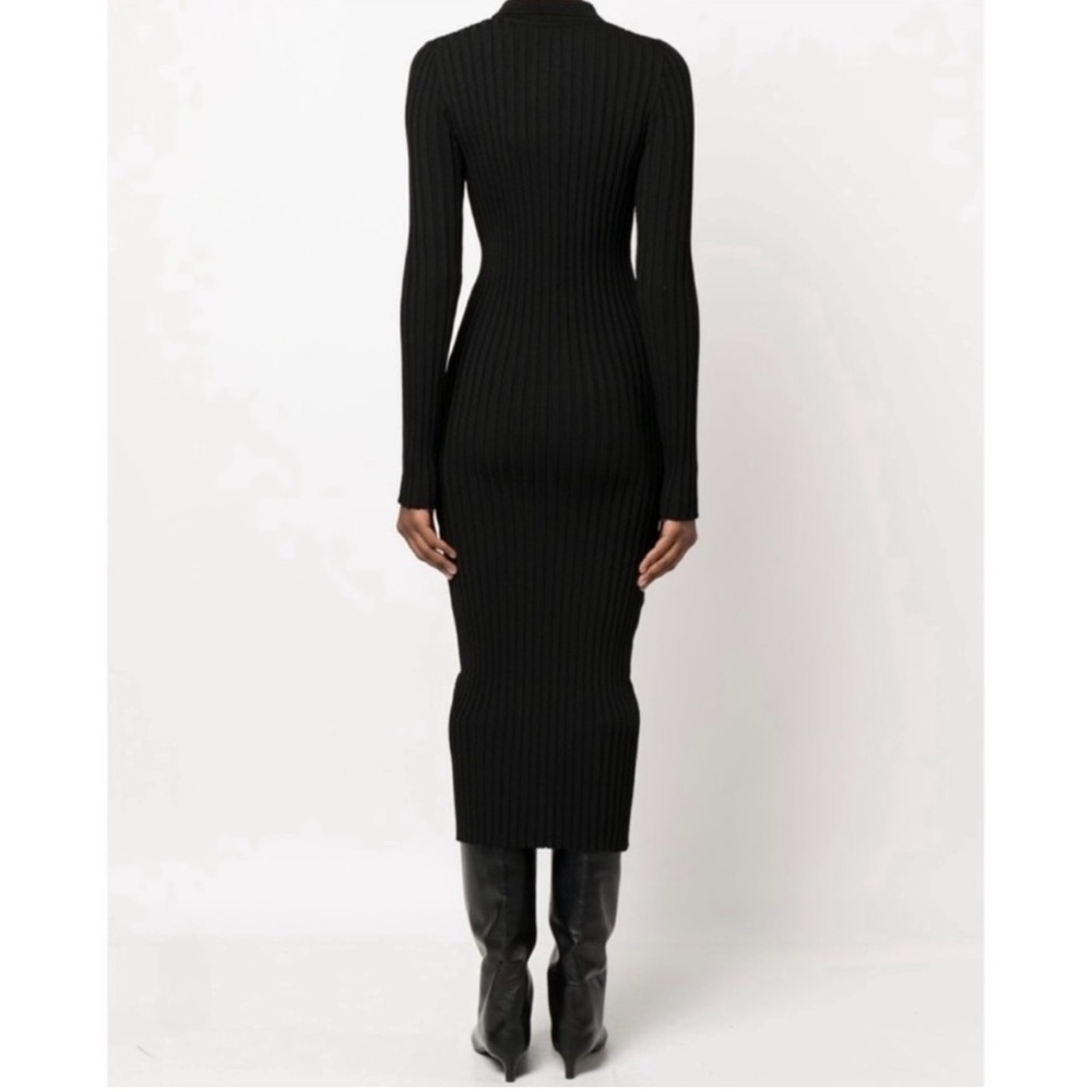 Anine Bing Joslyn Ribbed Knit Dress - Picture 4 of 7